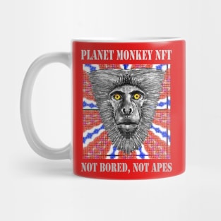 Planet Monkey NFT Not Bored Apes Mug